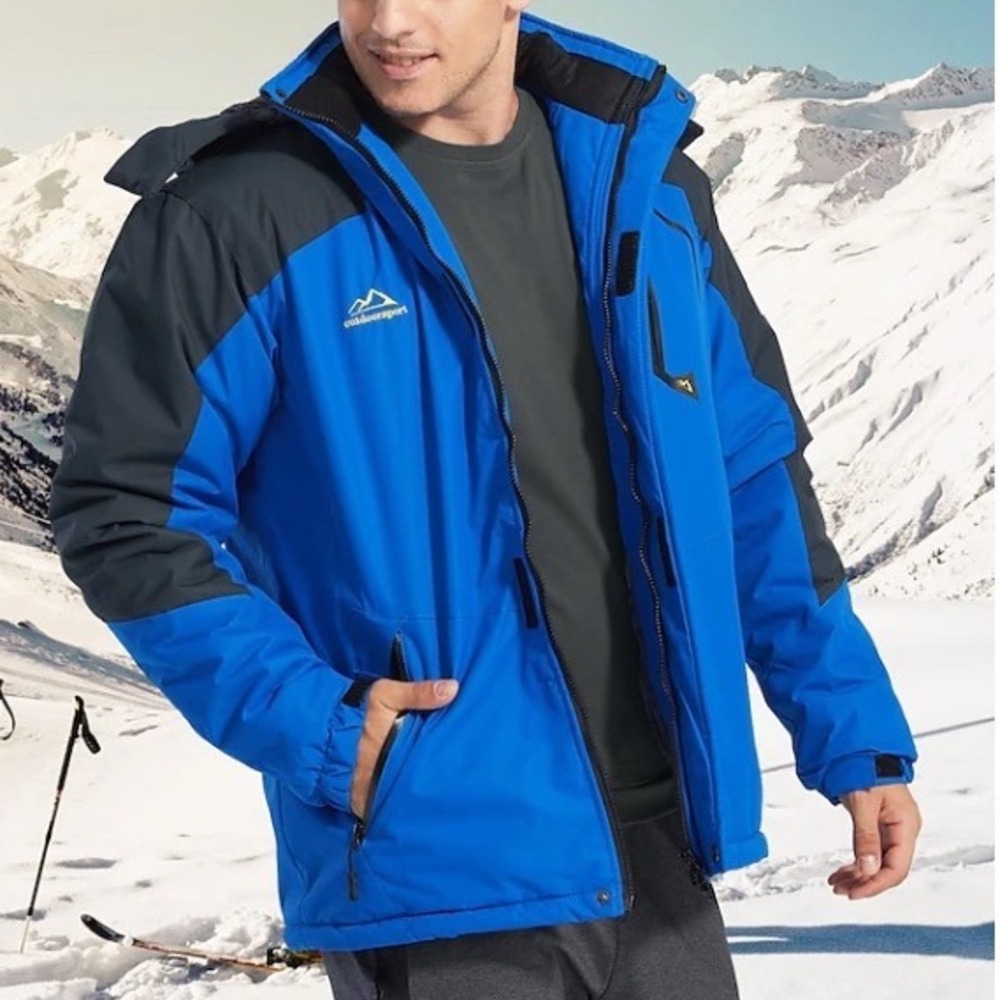 Outdoor‎ Sport Parka Jacket Mens 2XL Blue New Without Tags